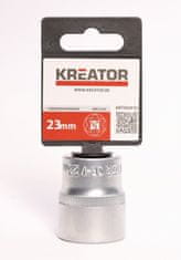Kreator KRT502014 - 1/2" Nástrčná hlavice (ořech) 23mm