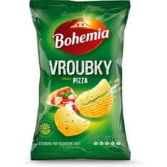 BOHEMIA Oubkované brambůrky pizza 130g