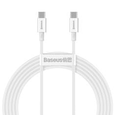 shumee Špičkový kabel USB-C USB-C Quick Charge FCP 100W 5A 20V 2m bílý