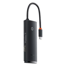 shumee Multifunkční USB-C HUB řady Lite 2 x USB 3.0 USB-C HDMI 1.4 SD-TF černý