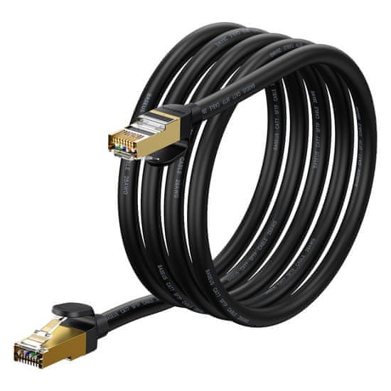 shumee Speed Seven rychlý síťový kabel RJ45 Cat 7 10Gbps 2m černý