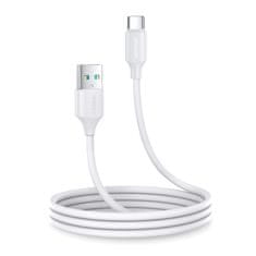 shumee Flexibilní, odolný USB-USB-C kabel pro nabíjení a přenos dat, 1m bílý