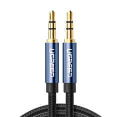 shumee Audio kabel AUX, přímý konektor minijack, 3,5 mm, 2 m, modrý