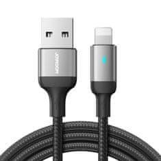 shumee iPhone USB - Lightning kabel pro rychlé nabíjení A10 Series 2.4A 2m černý