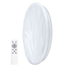 Solight  LED Smart stropní světlo Wave, 30W, 2300lm, Wifi, RGB+CCT, dálkové ovládání