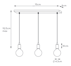 LUCIDE  FIX MULTIPLE 3 ARMS