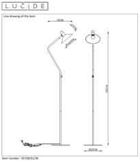 LUCIDE  Stojací lampa PEPIJM, 1xE14