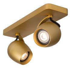 LUCIDE  Stropní LED svítidlo Preston Gold 2x5W/2200K/3000K