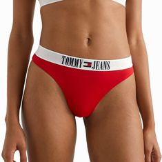 Tommy Hilfiger Jeans Dámské plavky Brazilky Velikost: M UW0UW04451-XNL