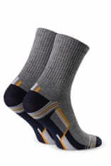 Amiatex Dětské ponožky 022 290 grey, šedá, 35/37