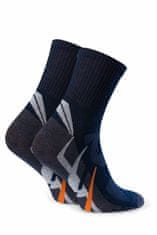 Amiatex Dětské ponožky 022 296 blue, tmavě modrá, 35/37