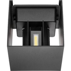 LUMILED Zahradní lampa LED fasádní nástěnné svítidlo PICEA 2x3W 4000K Neutrální bílá