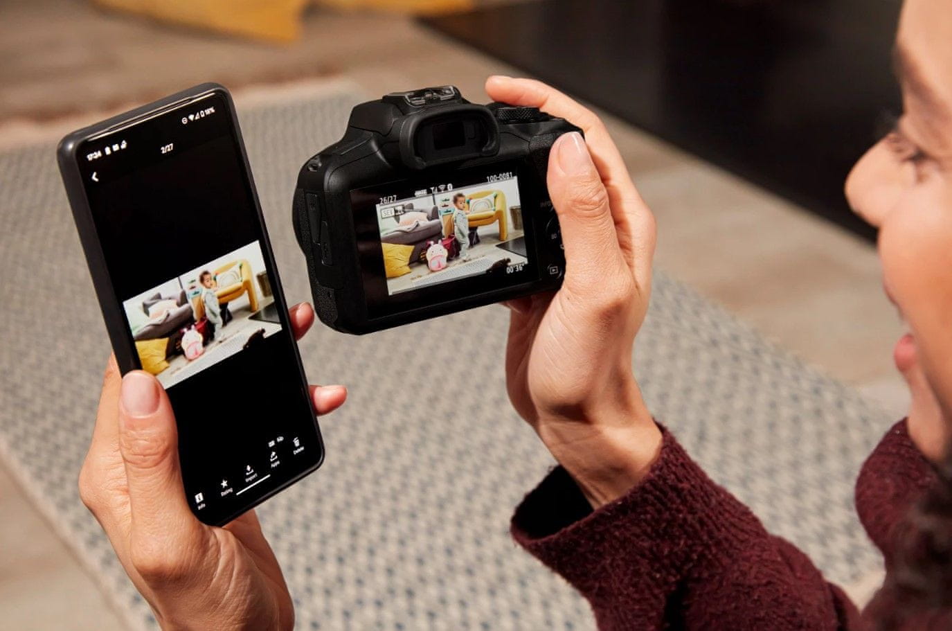  nagyszerű tükör nélküli fényképezőgép Canon EOS R50 kiváló képek kiváló minőségű videók nagyszerű vlogginghoz és streaminghez wifi Bluetooth usb 