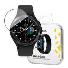 shumee Hybridní ochranné sklo pro Samsung Galaxy Watch 4/5 44mm černé