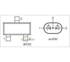 HADEX BBY39, 2x varikap 2-16pF, SOT23