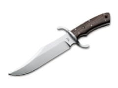 Böker Manufaktur Böker Manufaktur Solingen121547 Bowie N690 outdoorový nůž 19,8 cm, dubové dřevo, kožené pouzdro