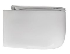 KERASAN NOLITA závěsná WC mísa, Rimless, 35x55cm, bílá 531401 - Kerasan