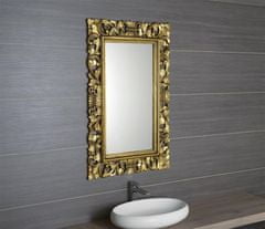 SAPHO SCULE zrcadlo ve vyřezávaném rámu 80x120cm, zlatá IN316 - Sapho