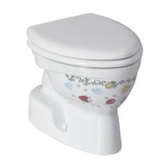 Creavit KID WC mísa kombi, spodní odpad, dekor CK300-11CB00E-FF00 - CREAVIT