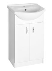 AQUALINE SIMPLEX ECO 50 umyvadlová skříňka včetně umyvadla 47x83,5x29cm SIME500 - Aqualine