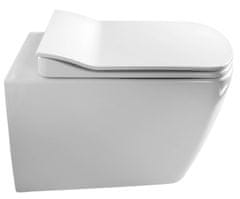 Creavit GLANC závěsná WC mísa, Rimless, 37x51,5cm, bílá GC321 - CREAVIT