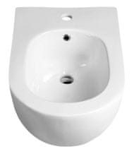 SAPHO BRILLA bidet závěsný, 35,5x53 cm, bílá 100624 - Sapho