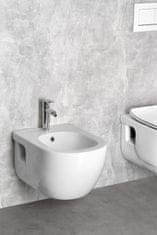 SAPHO BRILLA bidet závěsný, 35,5x53 cm, bílá 100624 - Sapho