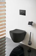 Creavit PAULA závěsná WC mísa, 35,5x50cm, černá mat TP325-51SM - CREAVIT