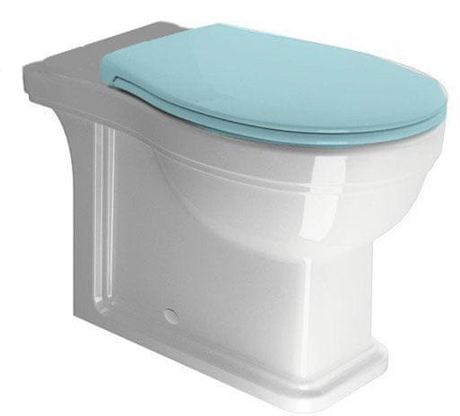 SAPHO CLASSIC WC mísa kombi spodní/zadní odpad, bílá ExtraGlaze 871711 - Sapho