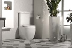 KERASAN FLO WC kombi mísa 36x60cm, spodní/zadní odpad, bílá 311701 - Kerasan