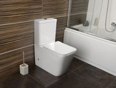 SAPHO PORTO RIMLESS WC kombi, spodní/zadní odpad, bílá PC102WR - Sapho