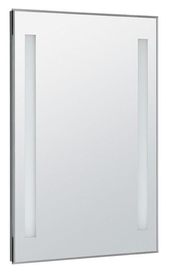 AQUALINE Zrcadlo s LED osvětlením 50x70cm, kolíbkový vypínač ATH5 - Aqualine