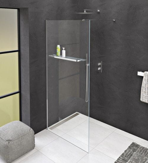 POLYSAN MODULAR SHOWER zástěna pevná k instalaci na zeď, s otvory na držák ručníků, 900 MS1-90-D - Polysan