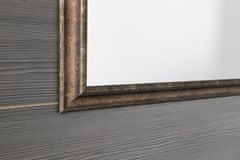 SAPHO ROMINA zrcadlo v dřevěném rámu 580x980mm, bronzová patina NL398 - Sapho