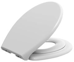 AQUALINE WC sedátko s integrovaným dětským sedátkem, Soft Close, bílá FS125 - Aqualine