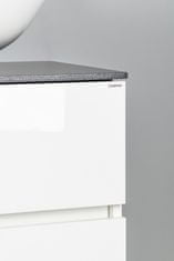 SAPHO ODETTA umyvadlová skříňka 95x50x43,5cm, bílá lesk DT100-3030 - Sapho