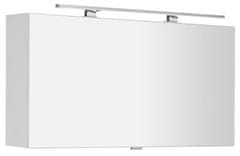 SAPHO CLOE galerka s LED osvětlením 100x50x18cm, bílá CE100-0030 - Sapho