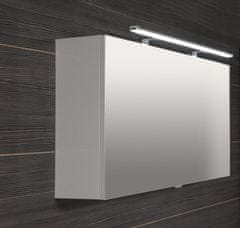 SAPHO CLOE galerka s LED osvětlením 100x50x18cm, bílá CE100-0030 - Sapho