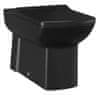LARA WC mísa pro kombi, spodní/zadní odpad, 35x64cm, černá mat LR360-11SM00E-0000 - CREAVIT
