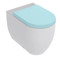 KERASAN FLO WC kombi mísa 36x60cm, spodní/zadní odpad, bílá 311701 - Kerasan