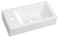 AQUALINE ALMA keramické umývátko, 50x24,5 cm, bílá HF090 - Aqualine