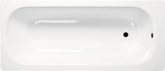 AQUALINE Obdélníková smaltovaná vana 170x70x39cm, bílá V170X70 - Aqualine