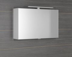 SAPHO CLOE galerka s LED osvětlením 80x50x18cm, bílá CE080-0030 - Sapho