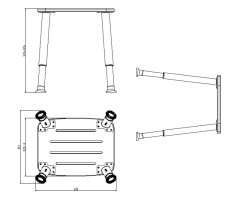 SAPHO Koupelnová stolička, bambus AE865 - Sapho