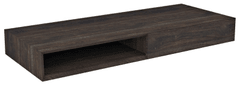 SAPHO MORIAN umyvadlová skříňka 120x14x48cm, dub černý, pravá MR123 - Sapho