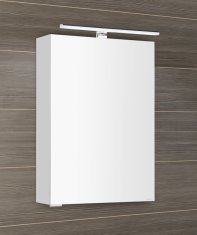 SAPHO MIRRÓ galerka s LED osvětlením, 50x70x16cm, levá/pravá, bílá MC050-0030 - Sapho