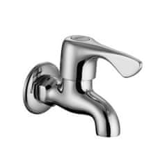 AQUALINE Nástěnný kulový ventil 1/2", krátký, chrom ZY12033 - Aqualine