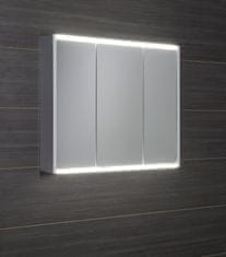 SAPHO BATU galerka 80x71x15cm, 2x LED osvětlení, bílá 1141131 - Sapho