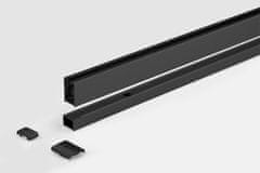 POLYSAN ZOOM LINE BLACK rozšiřovací profil pro nástěnný pevný profil, 15mm ZL915B - Polysan