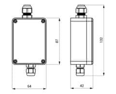 SAPHO Napájecí zdroj 230V / 24V DC (1 baterie / splachovač urinálu) PS10T - Sapho